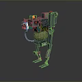 Mech Warrior Mech Soldier Machine Battlearm Mechanical Battlearm Machine Fighter Robot 3d model