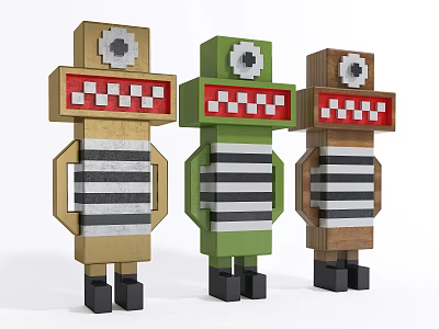 Modern Toy Decorative Doll 3d model