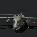 Military Olive Green U.S. Army U.S. Navy Helicopter With Rotors And Insignia