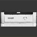 Philips Portable Electric Stove With Blue Top White Body Small Stand And Control Knob