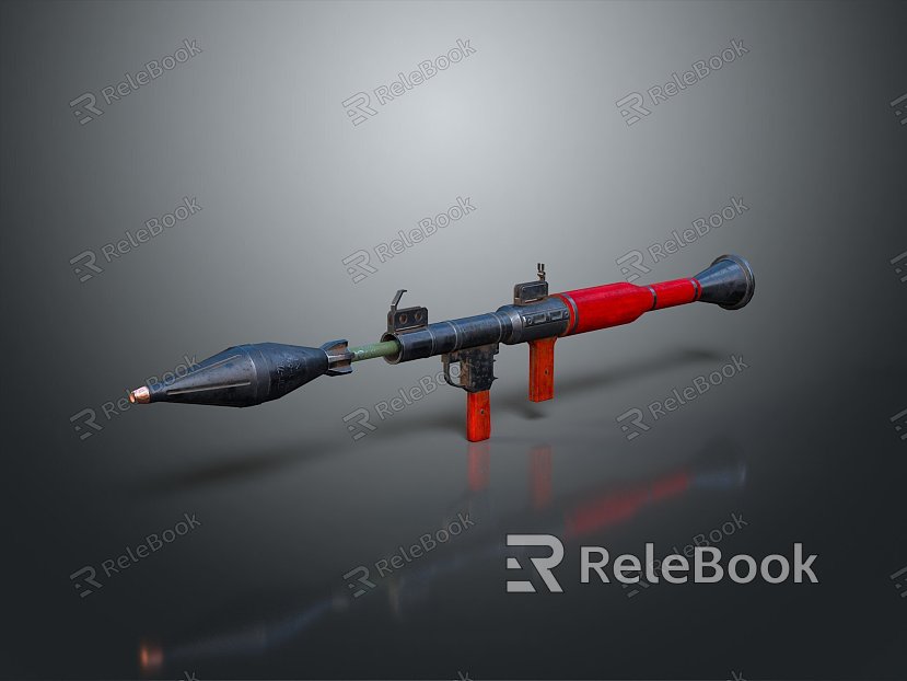 Rocket rocket launcher to air weapon to air missile shoulder missile shoulder rocket model