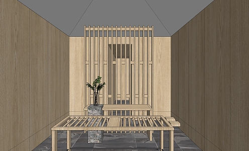 modern sauna room sauna massage 3d model