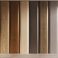 Wall Panels With Various Colors And Textures For Interior 3d model