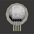 laser tower turret turntable sci-fi tower defense game tower defense sci-fi turret game turret game turret 3d model