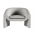 Comfortable Modern Leisure Chair With Ottoman And Four Color Options