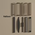 Poliform Modern Cabinet Handles With Various Stylish Designs And Metal Finishes