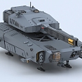 Space Warship Space Warship Warship Warship Battle Vehicle Tank Future Tank Science Fiction Tank Spaceship 3d model