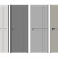 Modern Hinged Doors With Various Colors And Wooden Texture For Interior Decoration