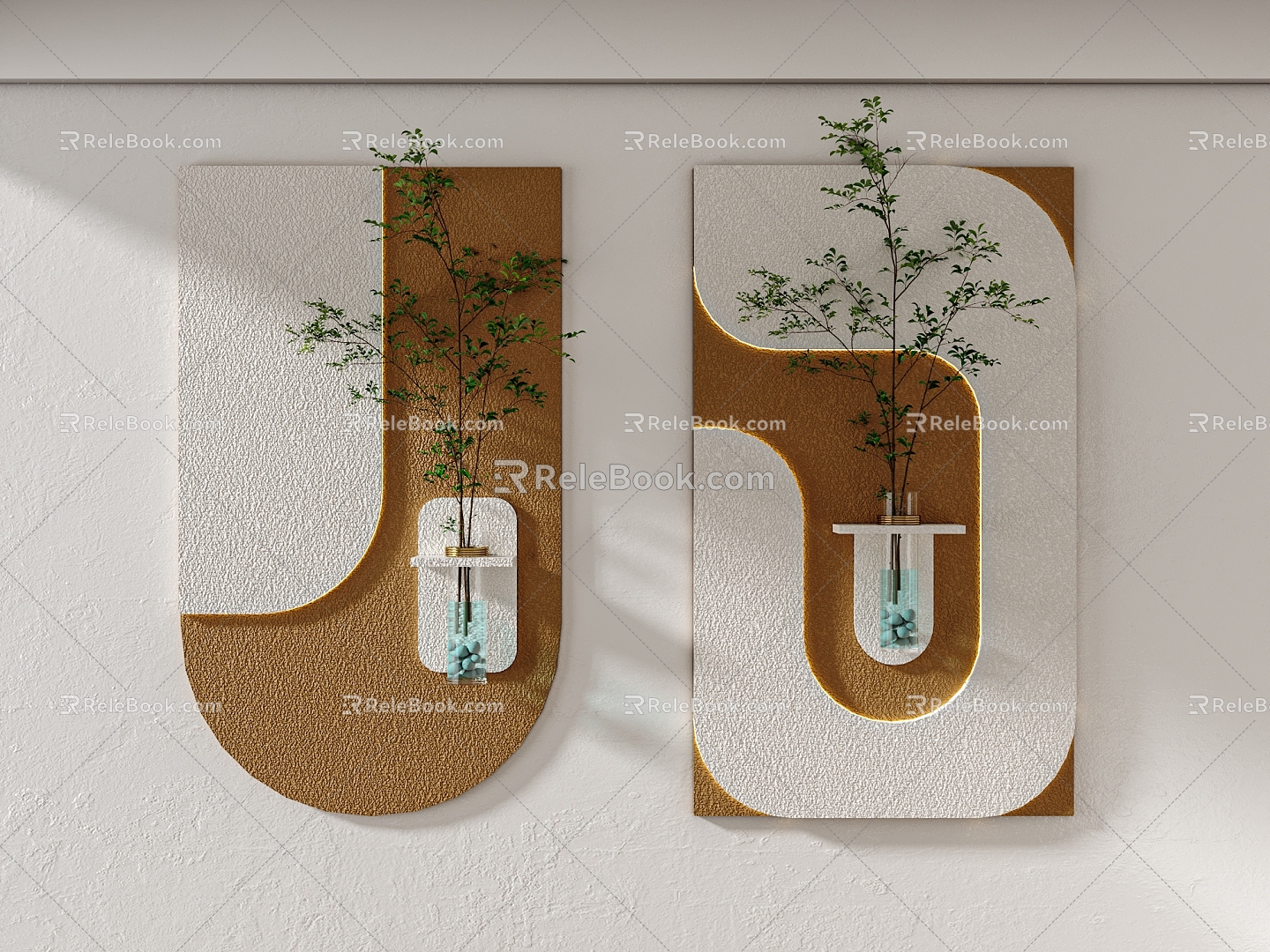 Modern wall decoration pendant 3d model