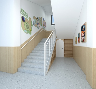 Kindergarten Staircase 3d model