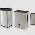 Stainless Steel Waste Bins for Public Facilities with Modern Design and Durable Construction