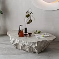 Silent Wind Stone Tea Table 3d model