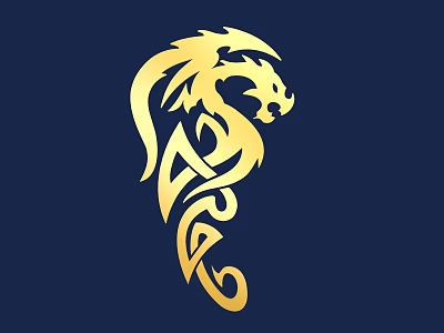 Golden Dragon Shaped Carving With Intricate Patterns And Decorative Details 3d model