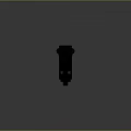 Futuristic Sci Fi Weapon With Green Glowing Accents And Sleek Black Design