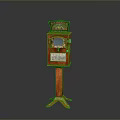 Vintage Wooden Coin Operated Telephone Stand With Decorative Top And Claw Base