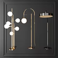Modern Metal Floor Lamps With Spherical Arched And Disc Shaped Designs