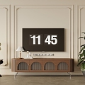 Antique TV cabinet 3d model