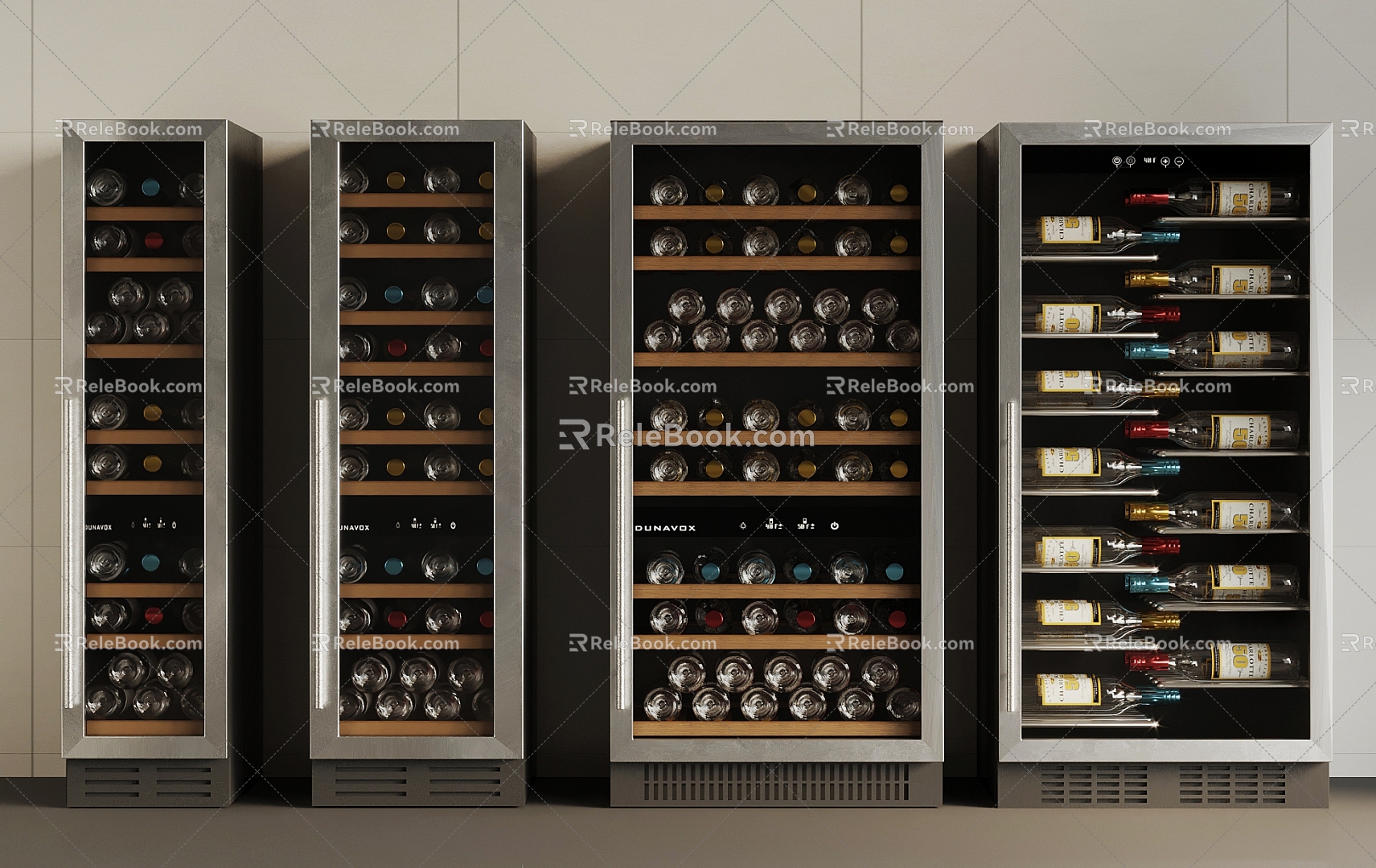 Constant temperature wine cabinet 3d model