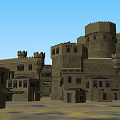 Ancient Architecture With Castle Towers And Traditional Rooftops In Historic Cityscape