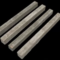 modern column concrete column cement column cement component 3d model