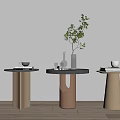 Modern combination of several sides and several corners 3d model