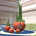 Modern Flower Box Commercial Landscape Sculpture Art Landscape Planting Pool Mobile Tree Box Net Red Card Point 3d model
