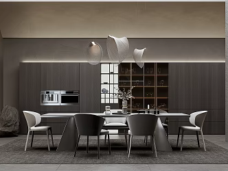 Modern Restaurant Milotti Restaurant 3d model