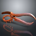 Pipe pliers vise bench vise wrench tool hardware tool processing tool furniture 3d model