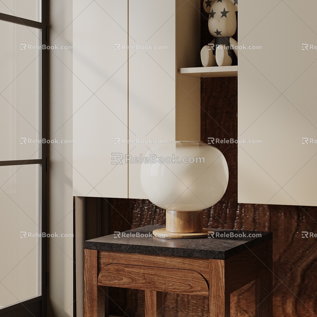 Modern table lamp 3d model