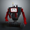 Robot Robot Assistant Small Robot Robot Butler 3d model