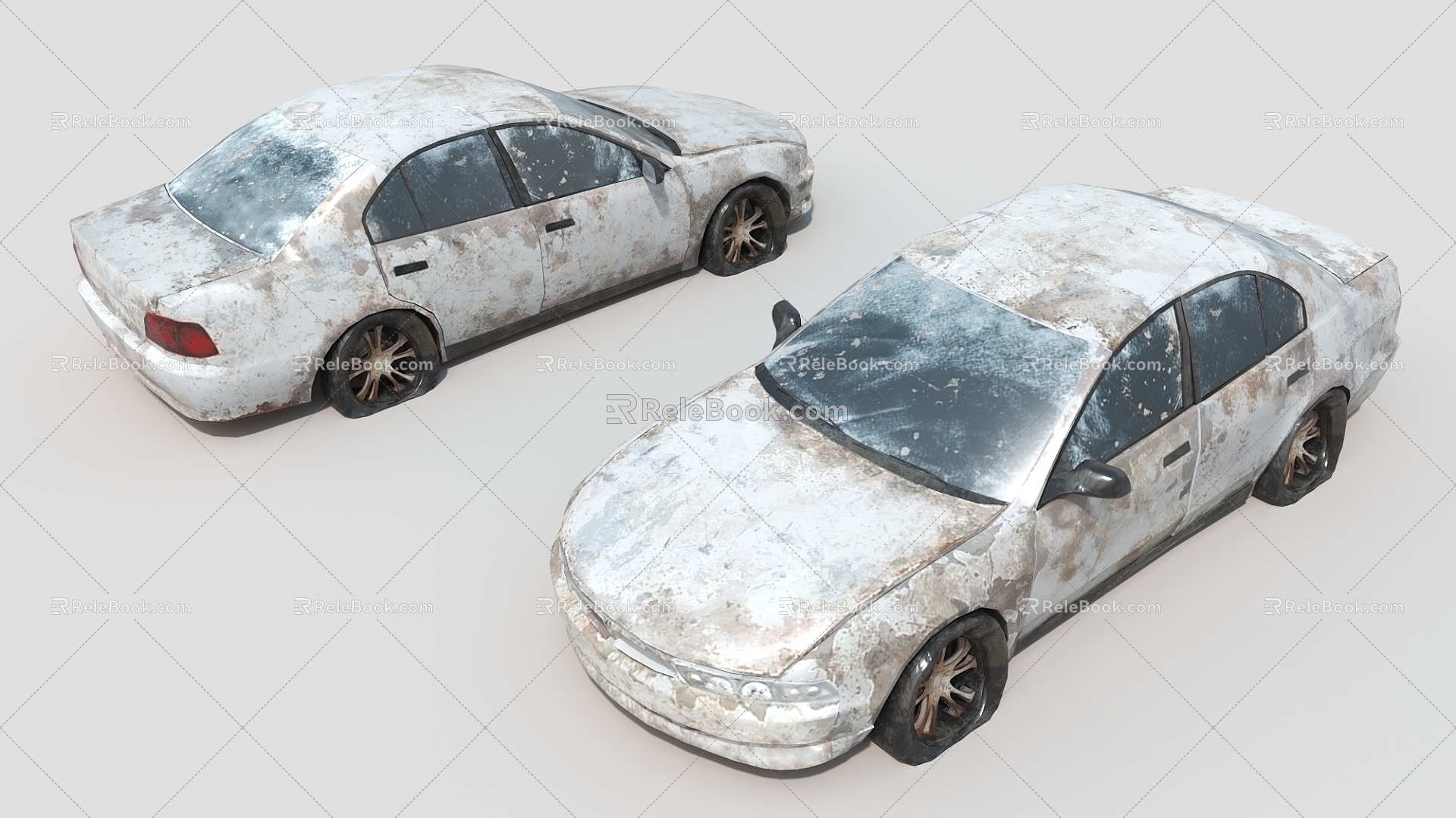 Old car, old car, old car 3d model