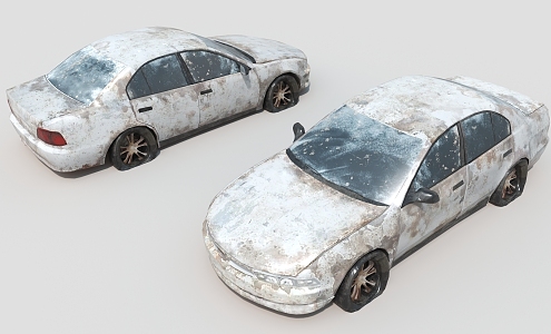 Old car, old car, old car 3d model