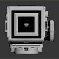 Vintage Rolleiflex Twin Lens Reflex Camera With Classic Design And Green Lenses