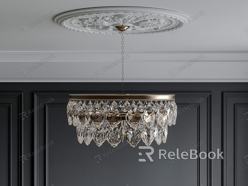 Crystal Chandelier Light Luxury Chandelier Metal Chandelier for Living Room Chandelier model