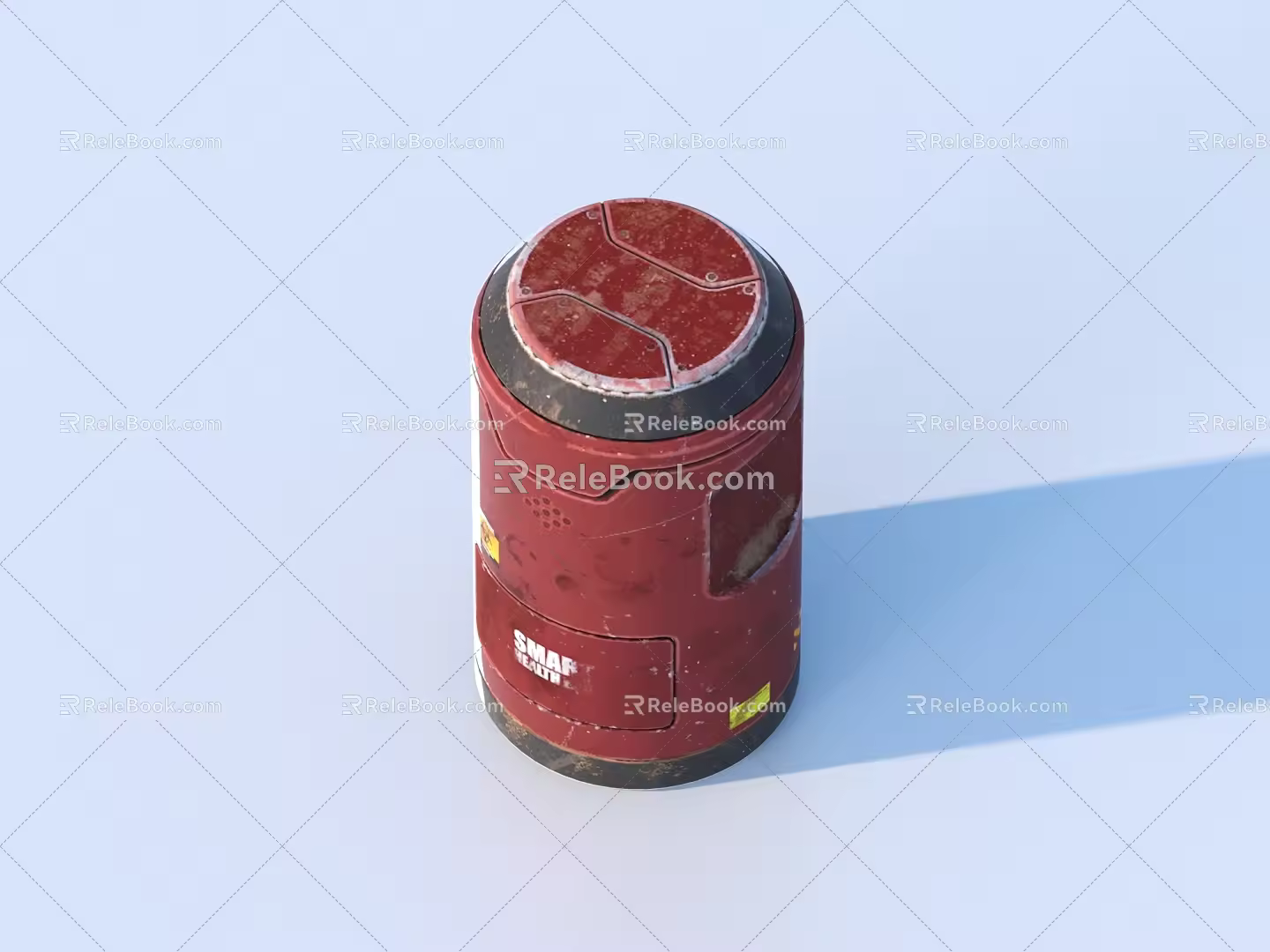Barrel Sci-Fi Barrel Sci-Fi Container 3d model