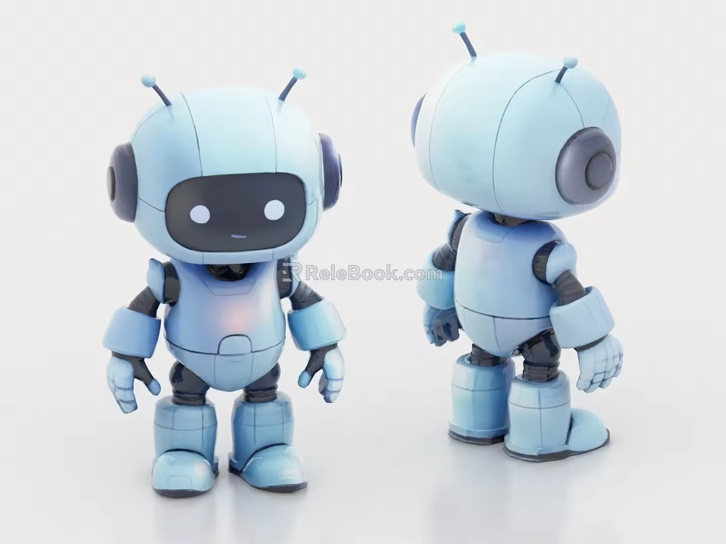 Intelligent robot AI robot sci-fi robot digital human 3d model