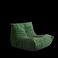 Nordic Lazy Sofa Caterpillar Lazy Sofa 3d model