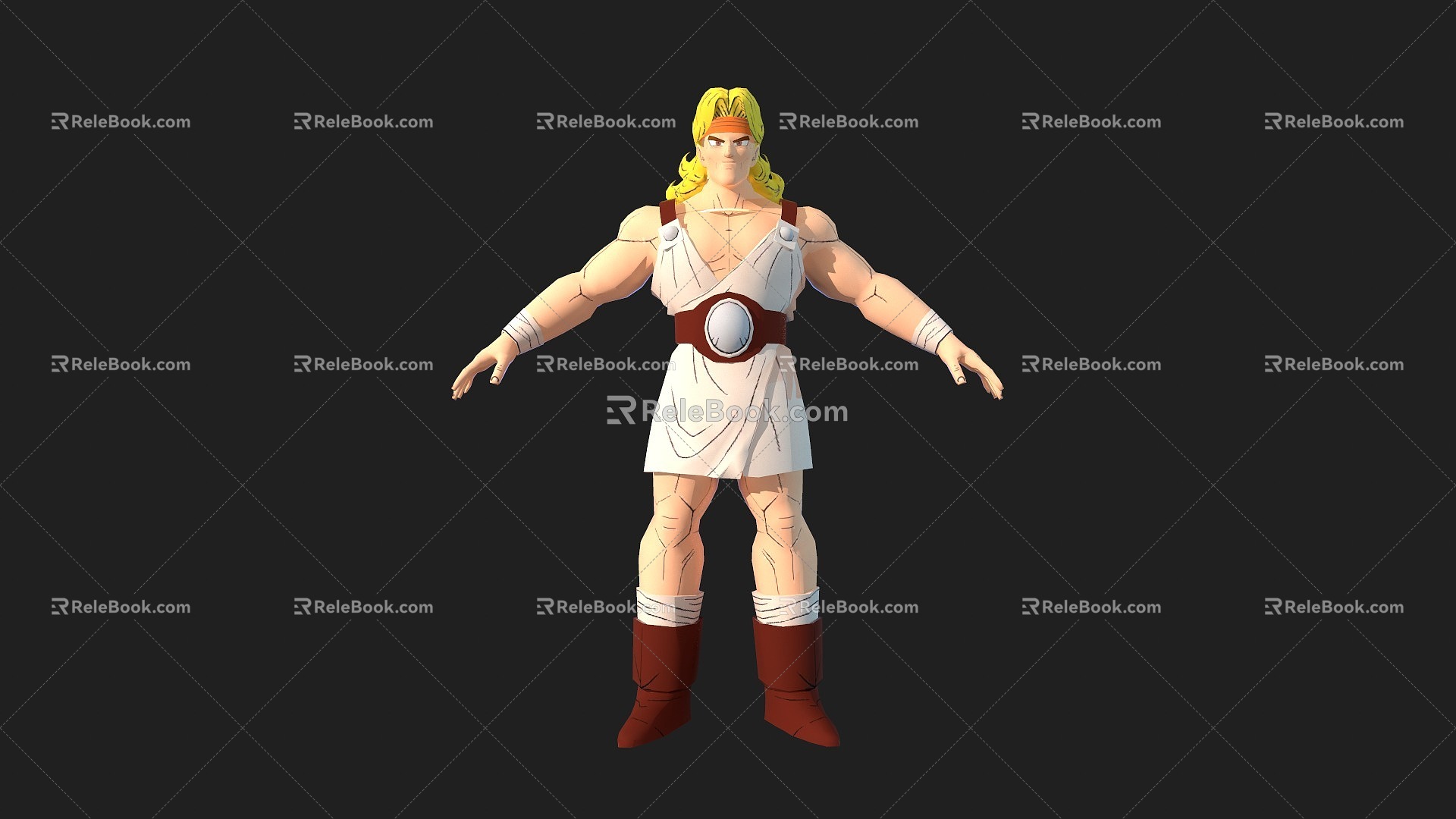 Game Character Dragon Ball Saiya Anime Character Warrior 3d model