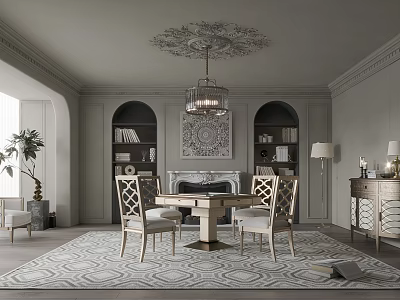 Modern Entertainment Room Interior Design With Comfortable Sofa And Game Table 3d model