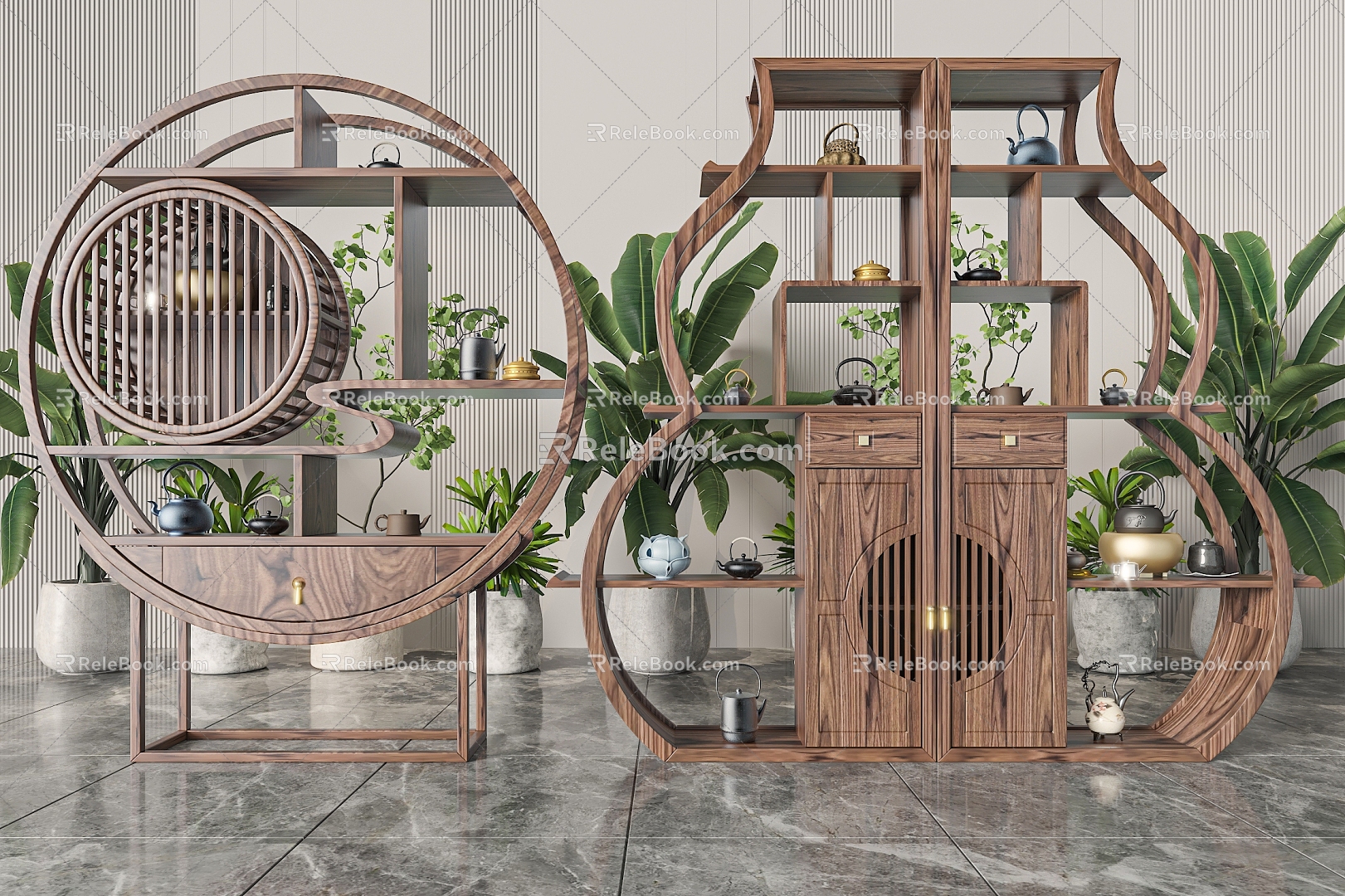 Antique Shelf 3d model