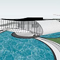 Seaside Art Center 3d model