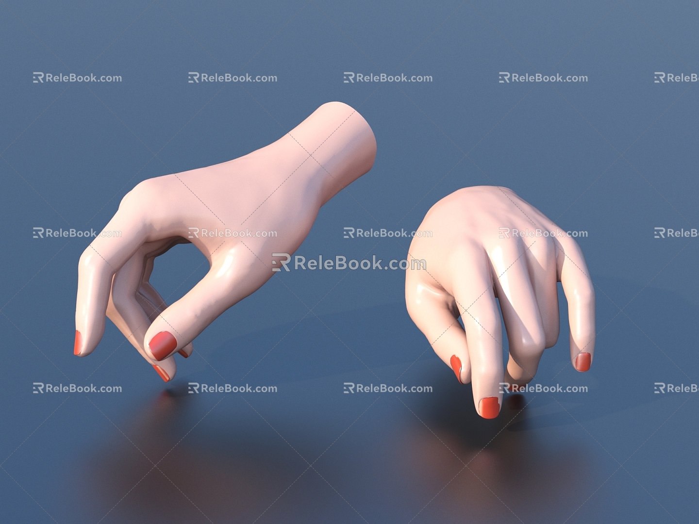 Manicure Hand Model 3d model