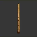 Handmade Natural Bamboo Flute With Smooth Surface For Household Decoration