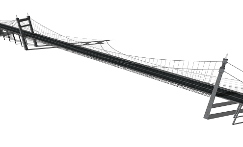 The Modern Bridge 3d model