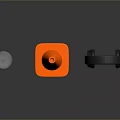 Everyday Living Items Featuring Silver Cocktail Glass Orange Traffic Cone And Black Headphones