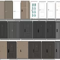Various Styles Security Doors With Different Colors And Modern Lock Designs For Home Safety