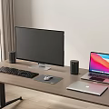 Computer Desktop Computer Laptop Monitor 3d model