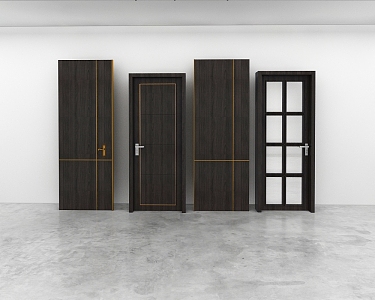 Combination door 3d model