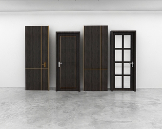 Combination door 3d model