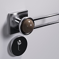 Simple Door Handle Door Hardware Door Lock Lock 3d model